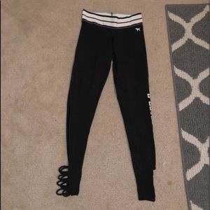 full, high waisted PINK leggings